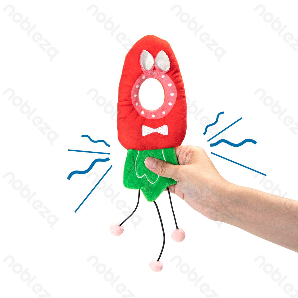 Aigostar Gekreukt kattenkruid pluche wortel speelgoed