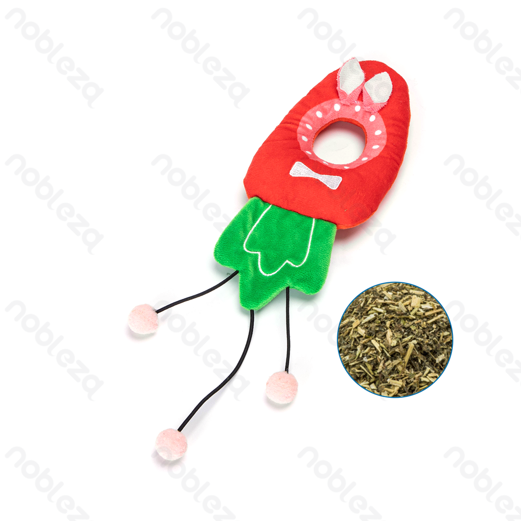 Aigostar Gekreukt kattenkruid pluche wortel speelgoed