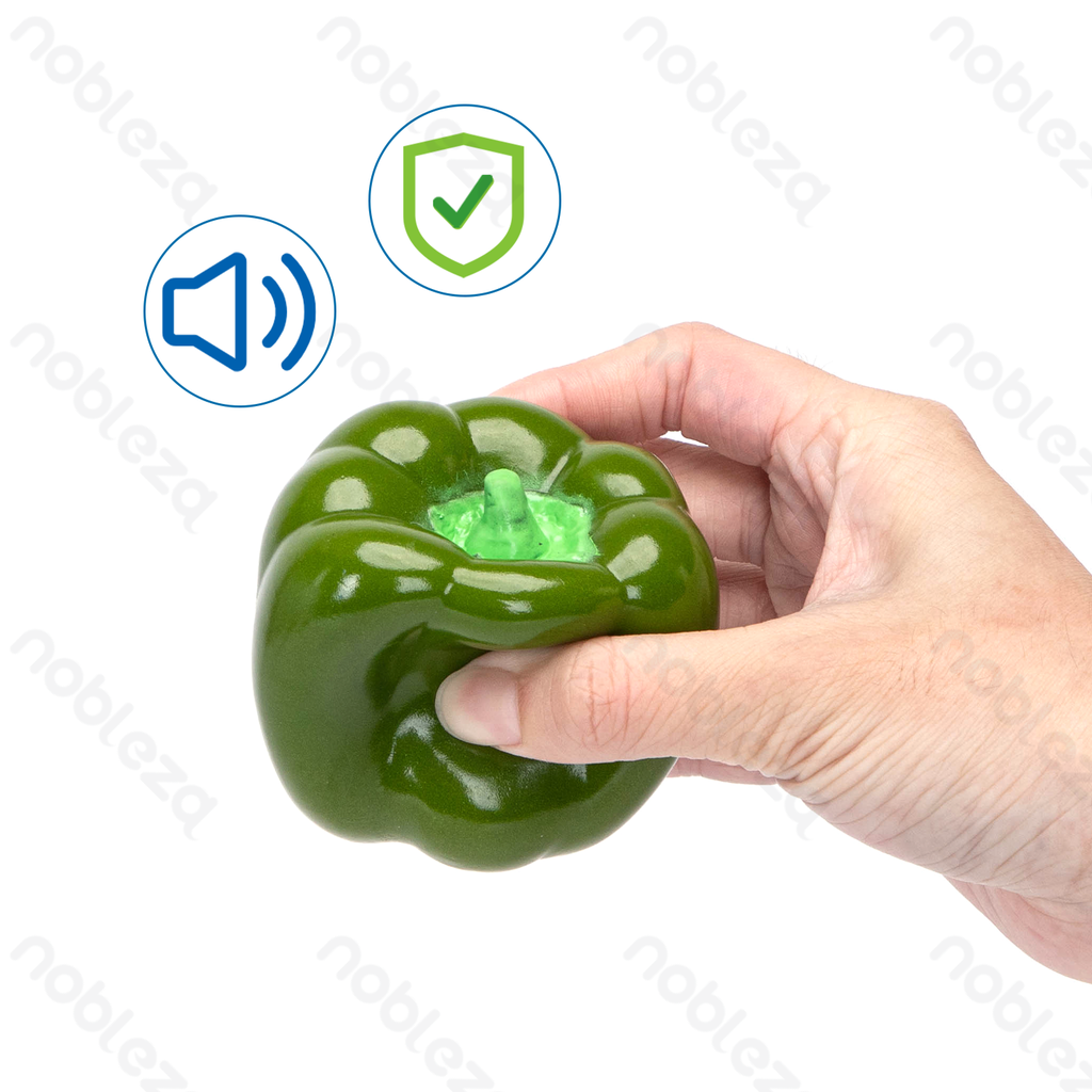 Aigostar Gekleurde Paprika Vinyl Hond Piepend Speelgoed