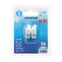 Aigostar LED Lampkralen (Melkwit) G4 1.3W 2st