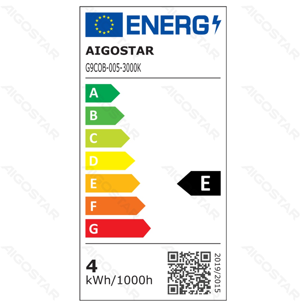 Aigostar LED Lampkralen Glas G9 4W