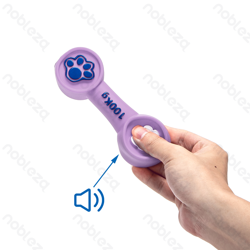 Aigostar Dumbbell Hond Piepend Kauwspeelgoed