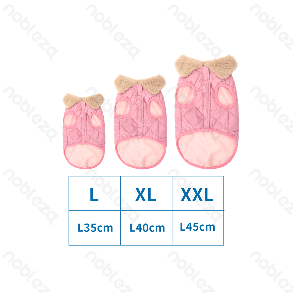 Aigostar Gewatteerde jas met bontkraag