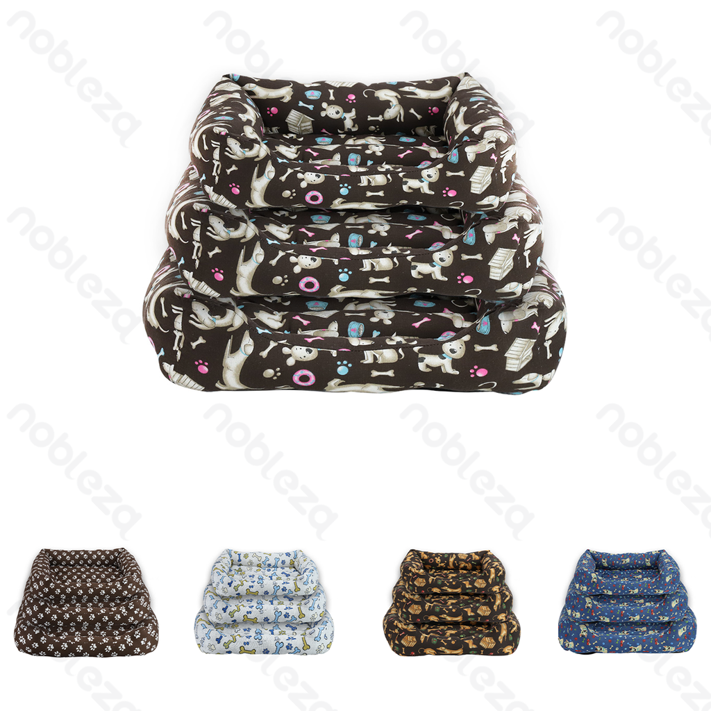 Aigostar Pet bed Anti-slip Square S M L L58*W40cm L68*W55cm L82*W65cm 5 styles mixed