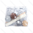 Aigostar Vierkleurige vierkante krabpaal met kralen