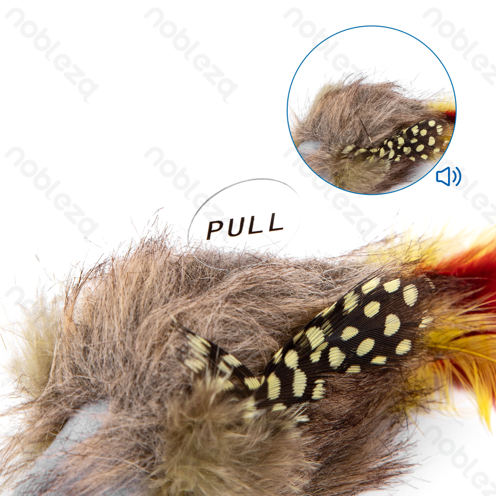 Aigostar Diervormig pluche speelgoed met geluid