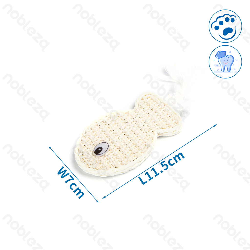 Aigostar Krabspeeltje voor katten in de vorm van een vis