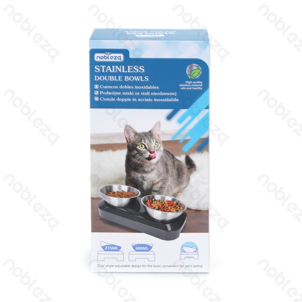 Aigostar RVS voer- en drinkbak voor huisdieren