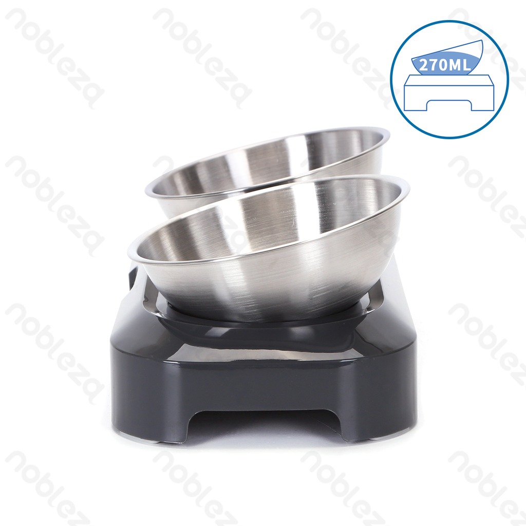 Aigostar RVS voer- en drinkbak voor huisdieren