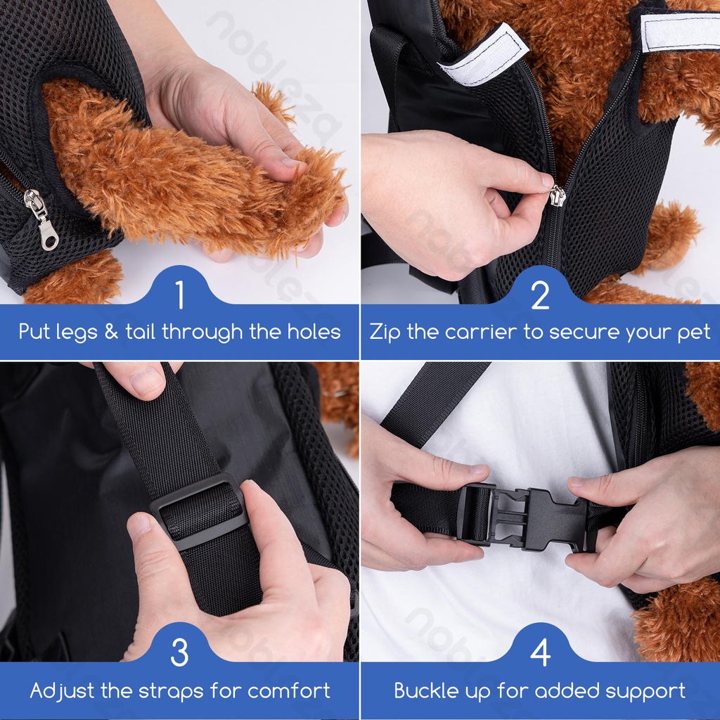 Aigostar Rugtas voor huisdieren met opening voor pootjes