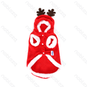 Aigostar Dubbelzijdig koraal fleece kerst hondenpak