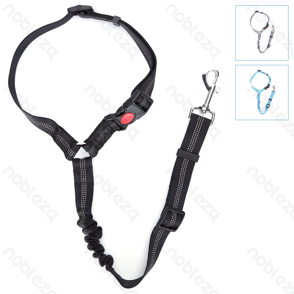 Aigostar Hoofdsteun en veiligheidsgordel voor honden