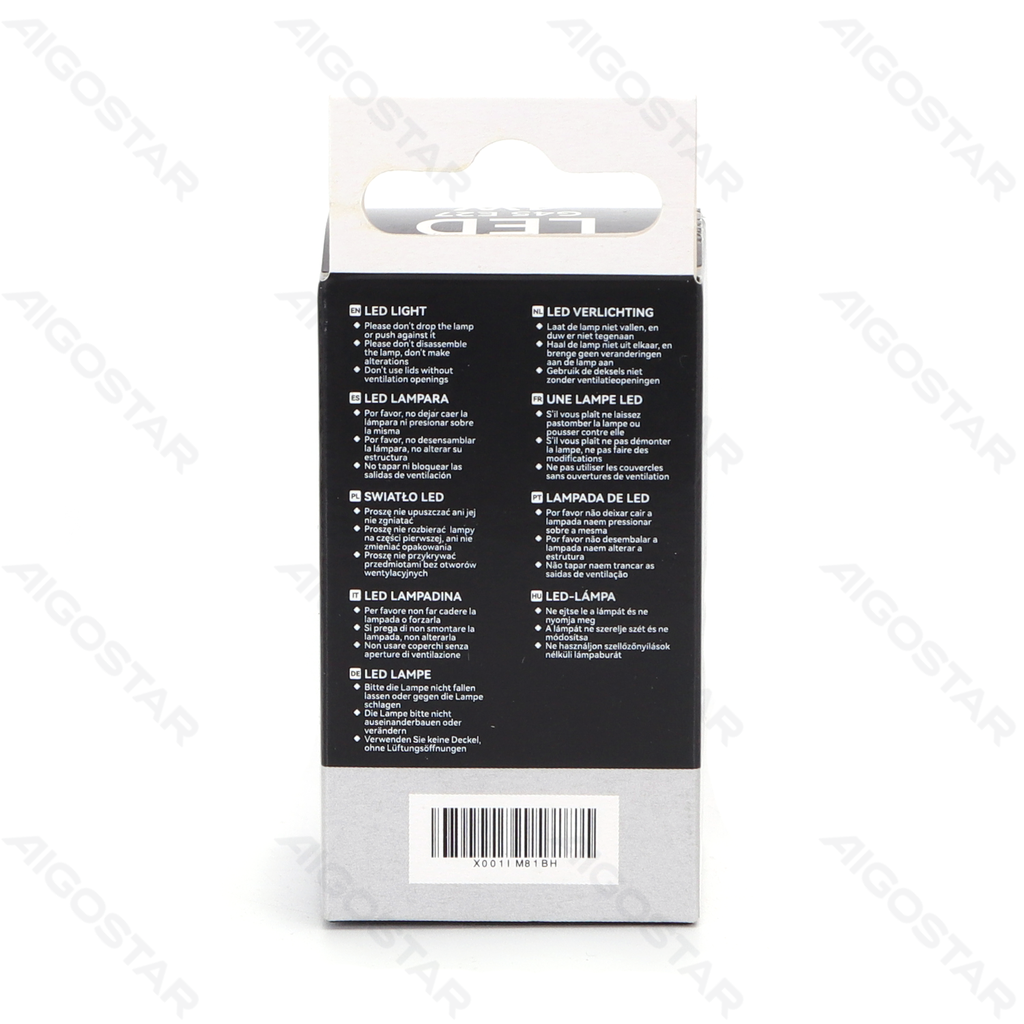 Aigostar LED Gloeilamp (Helder) G45 E27 4W