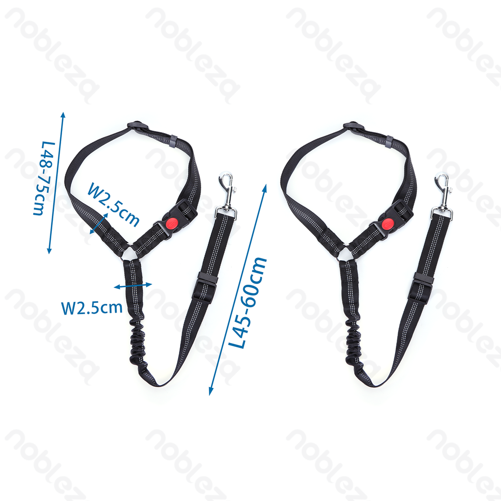 Aigostar Hoofdsteun en veiligheidsgordel voor honden