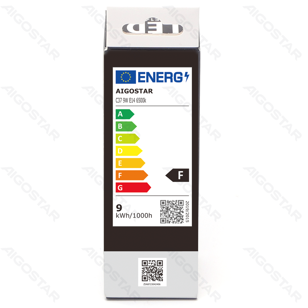 Aigostar LED C37 E14 9W 6500K