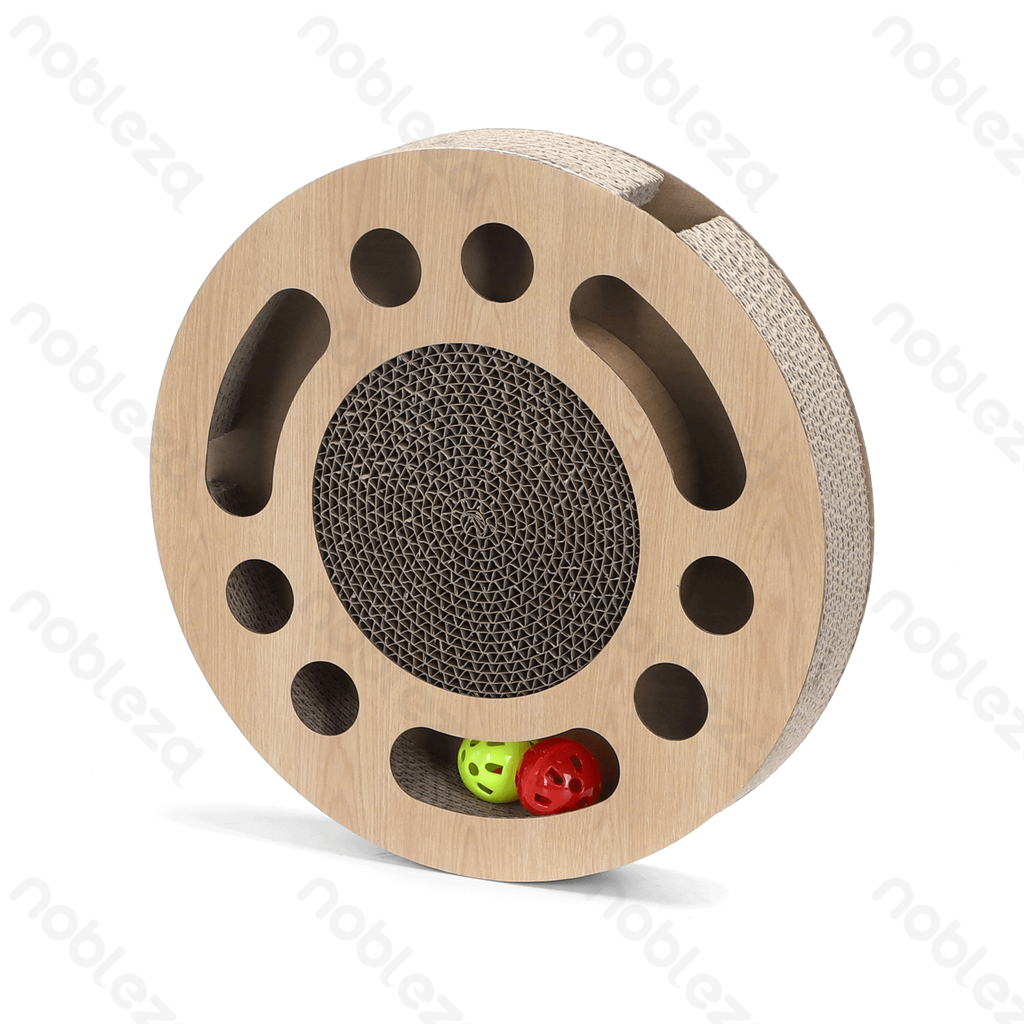 Aigostar Rond krabspeelgoed voor katten (2-in-1)