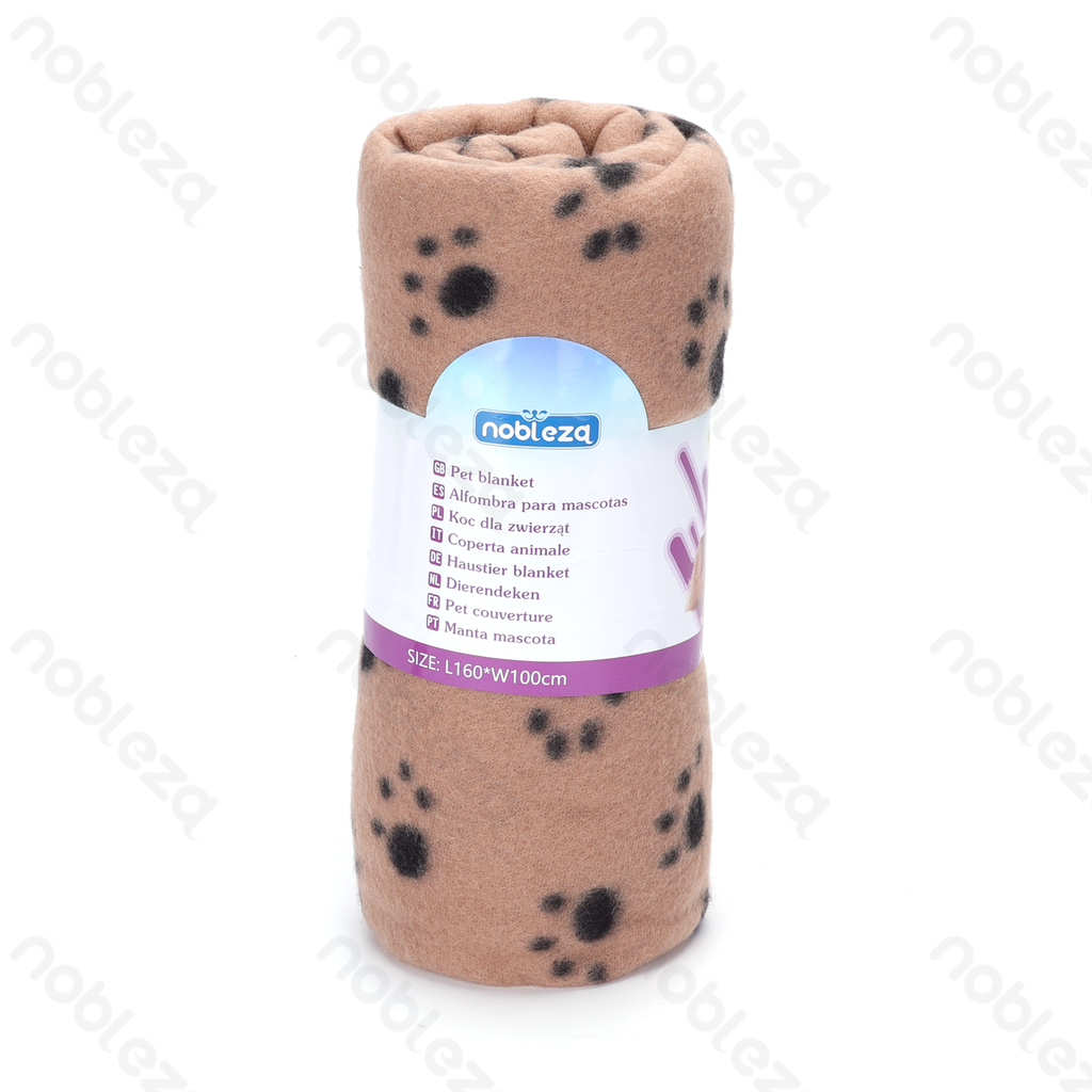 Aigostar Deken met patroon van pootafdrukken voor huisdieren