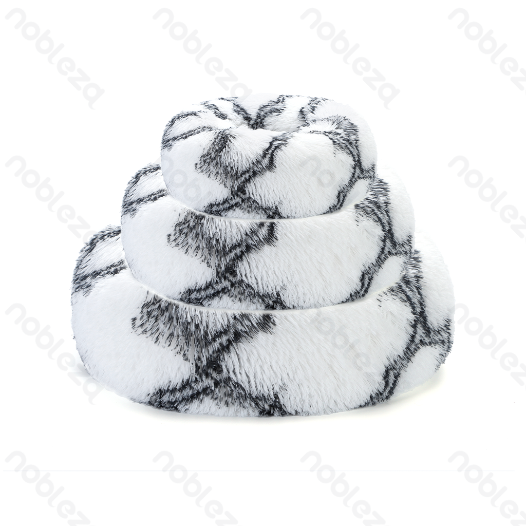 Aigostar 3-delig pluche diep huisdierbed