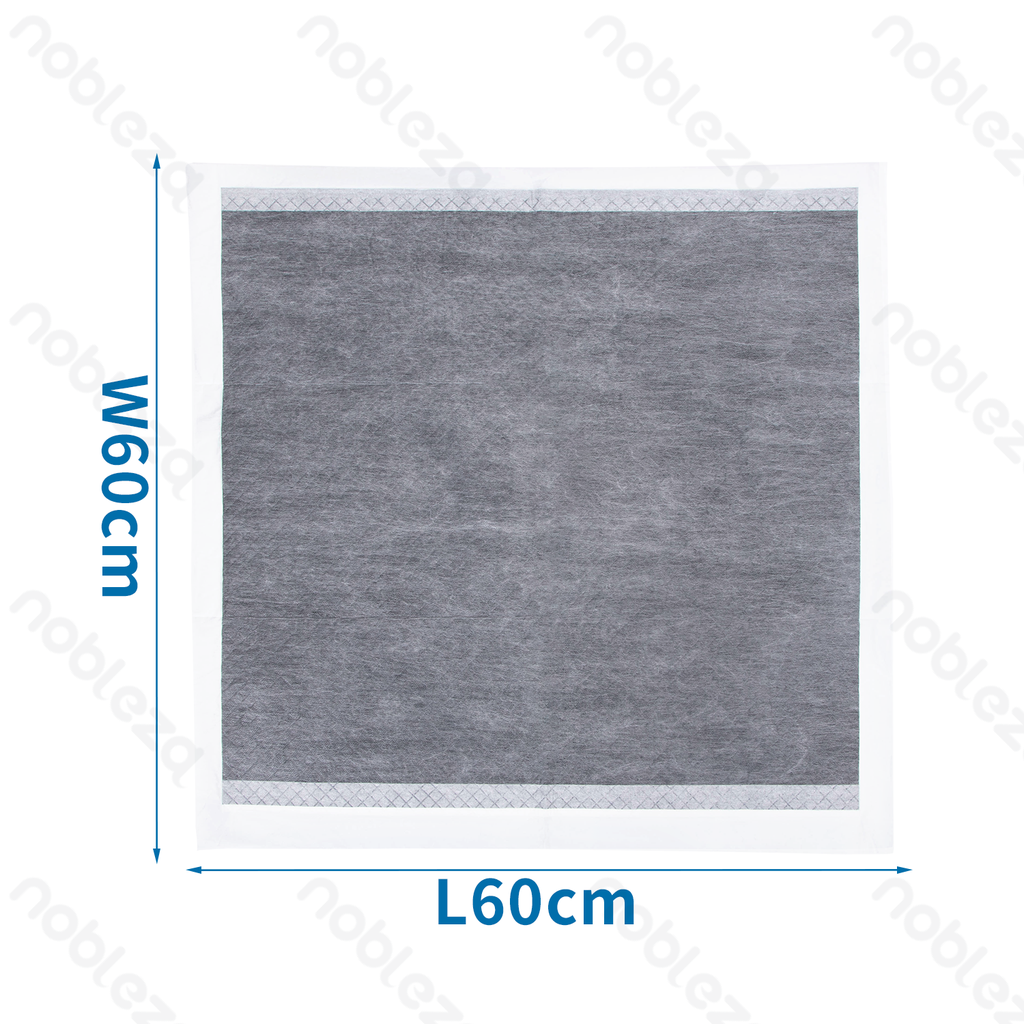 Aigostar Pet pad Active carbon L60*W60cm White&Grey 50pcs