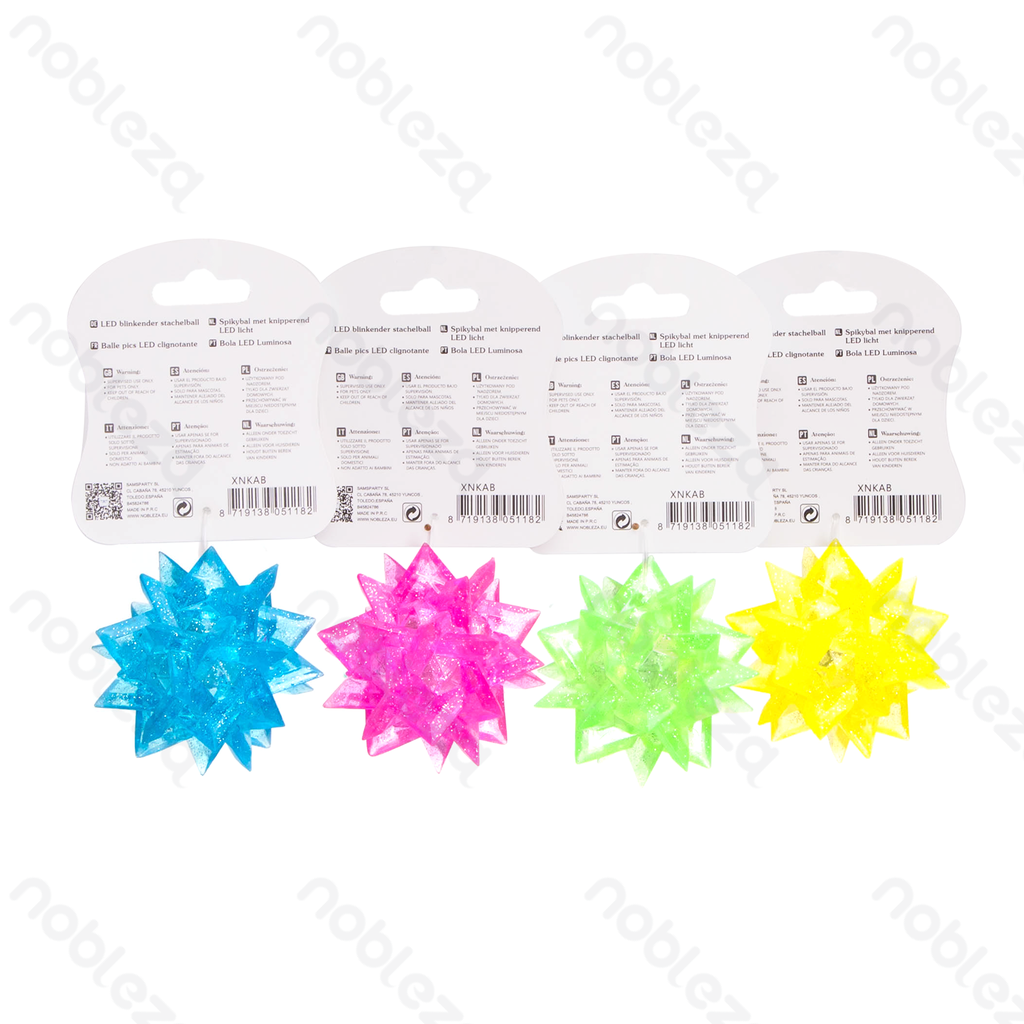 Aigostar Spikybal met knipperend LED licht