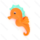 Aigostar Zeepaardje vinyl Piepend Hondenspeelgoed