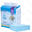 Aigostar Pet pad M L60*W60cm White&Blue 50pcs