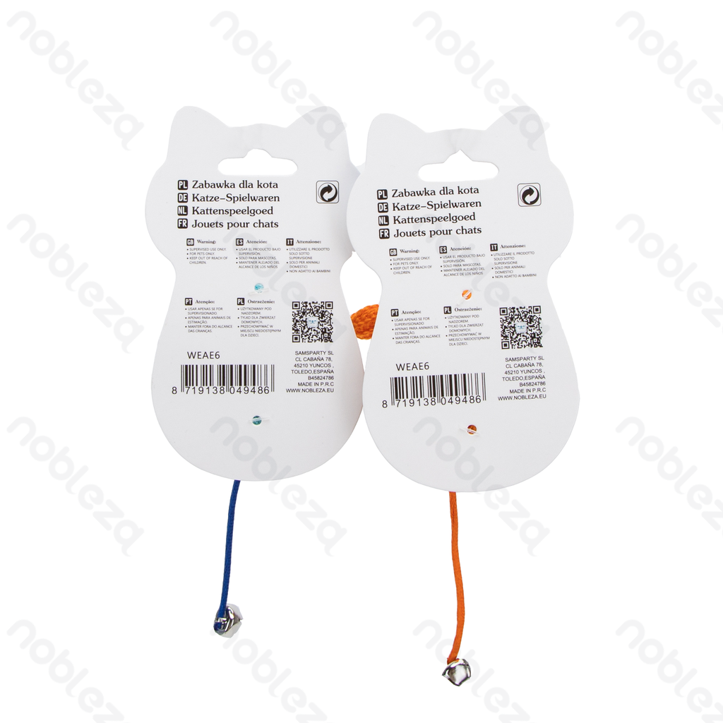 Aigostar Gebreide muis speelgoed