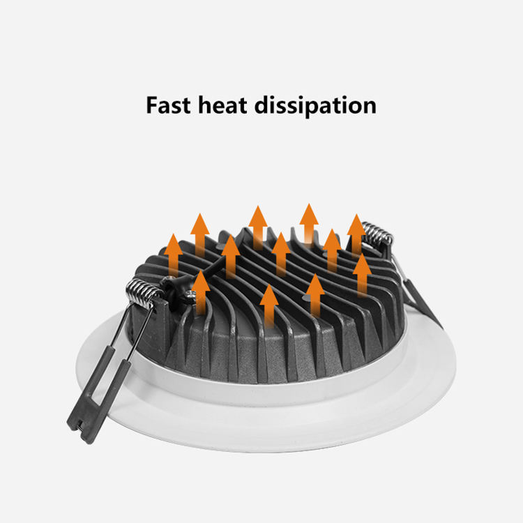 Fast heat dissipation