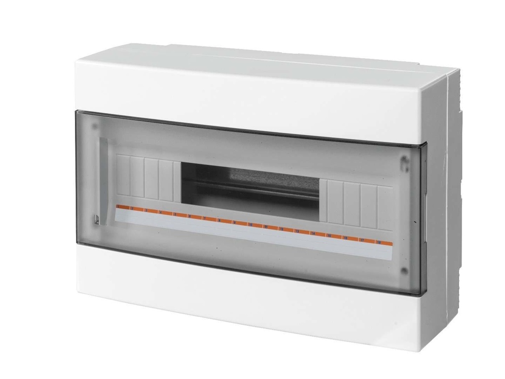 EC Opbouwkast  18 modules IP40 Wit 1rij