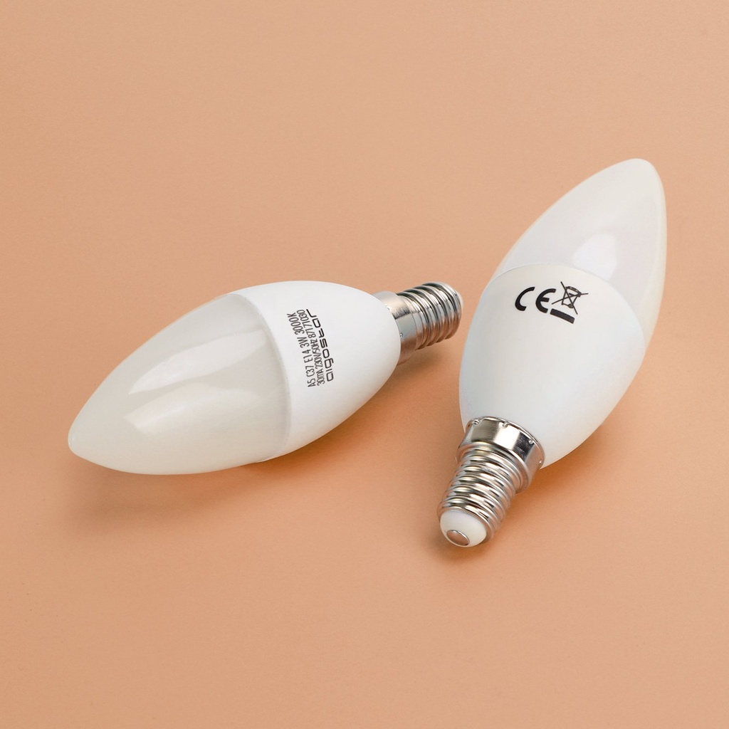 LED A5 C35 E14 3W 3000K 225LM