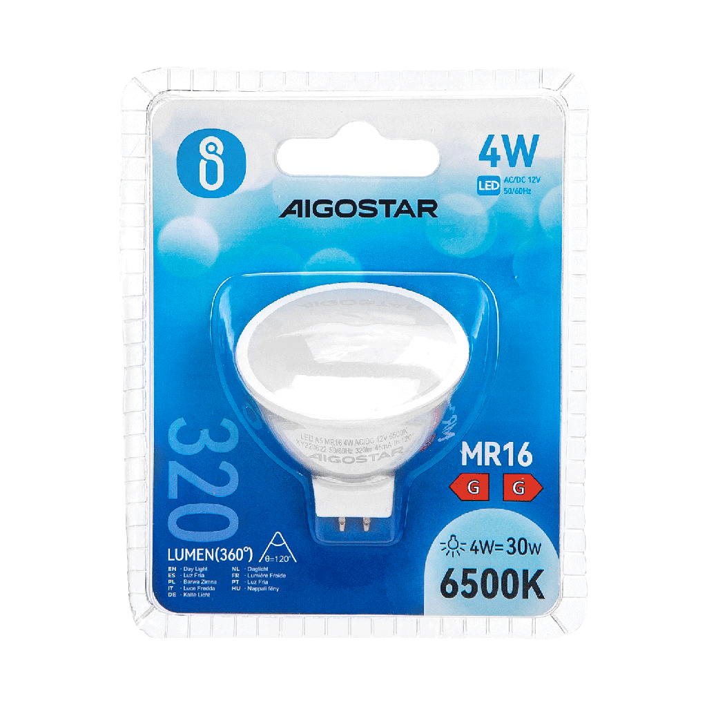 LED A5 MR16 4W 6400K 280Lm
