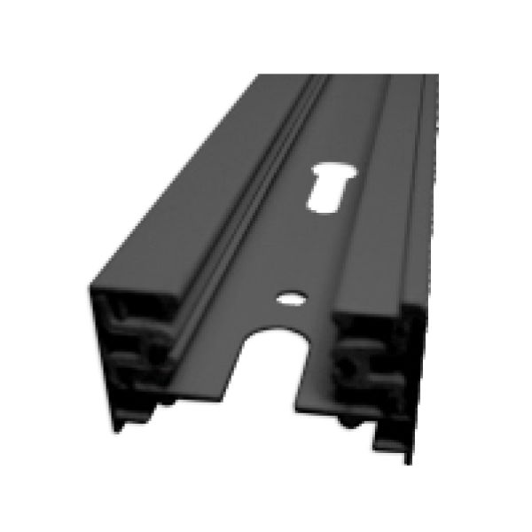 [A179434] LED Rail 2m zwart (2L)Tracklight