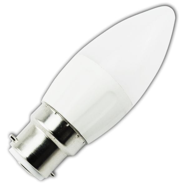 LED A5 C35 B22 4W 3000K 300LM