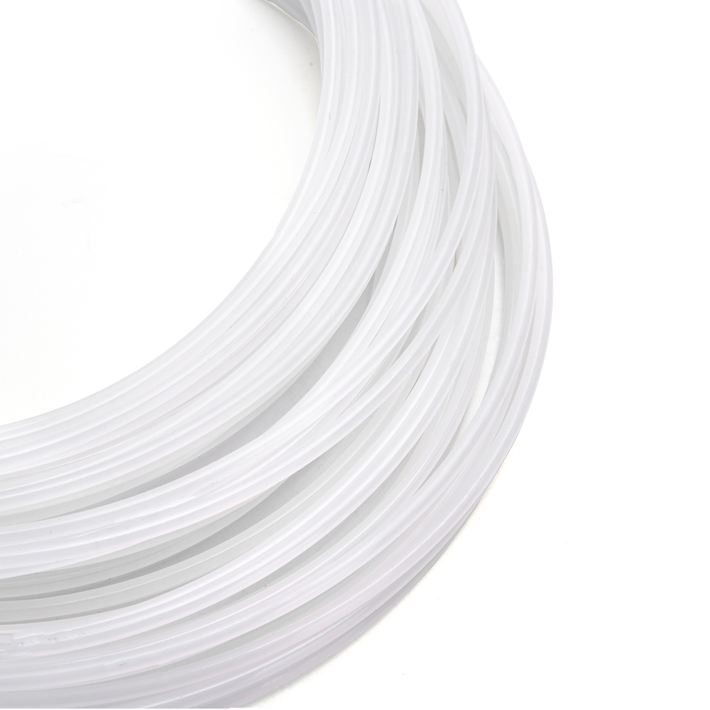 Kabeltrekker nylon Φ4mm x 10 x15 x20 x25 meter Wit