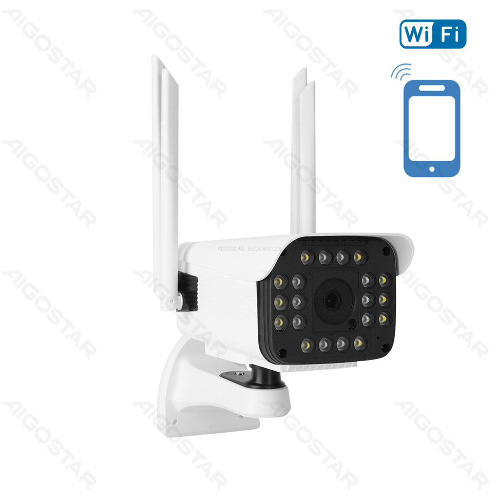 WiFi "Black eyes" slimme waterdichte bulletcamera