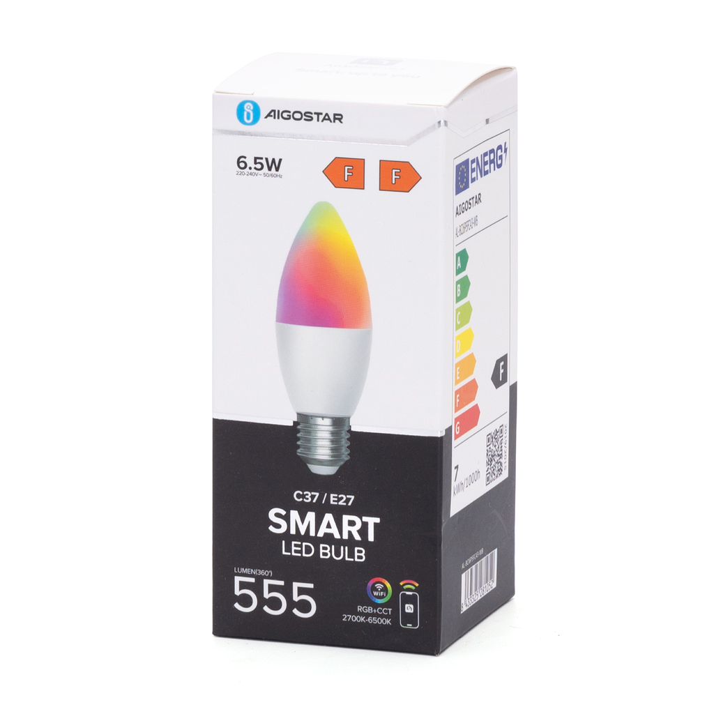 Wifi  Smart  Led C37 E14- E27 6.5W