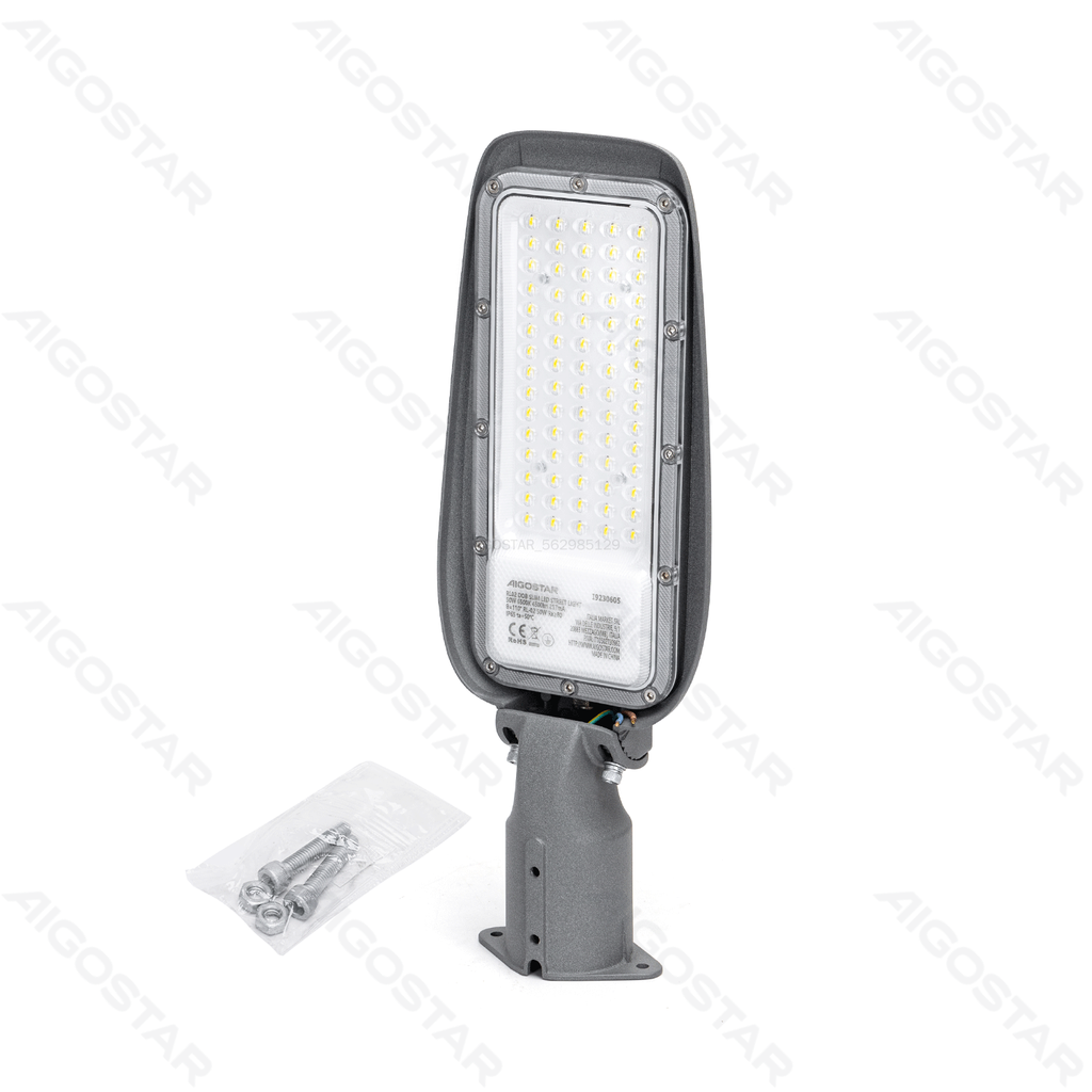 DOB LED slanke straatlantaarn 50W