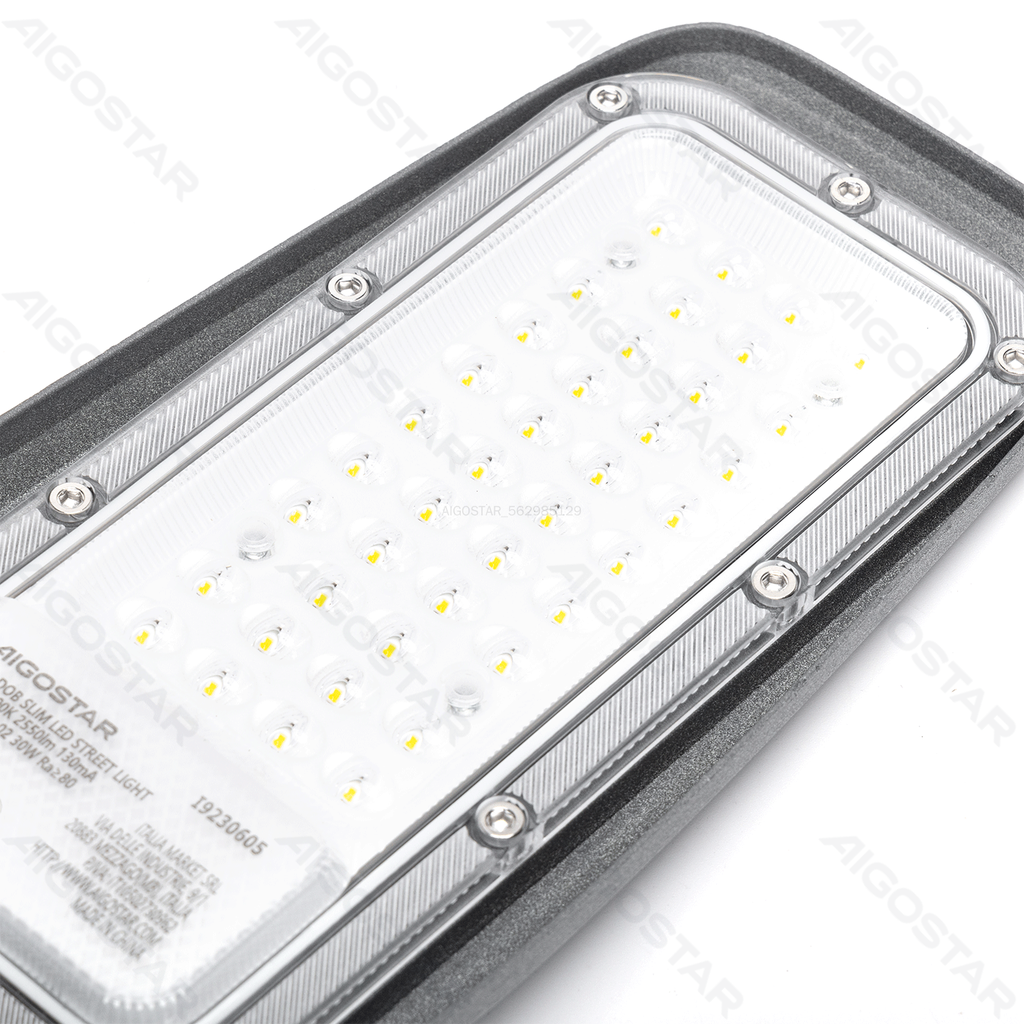 DOB LED slanke straatlantaarn 30W
