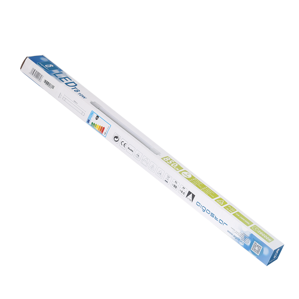 LED B6 T8 10W 0,6M 6400K Kunststof