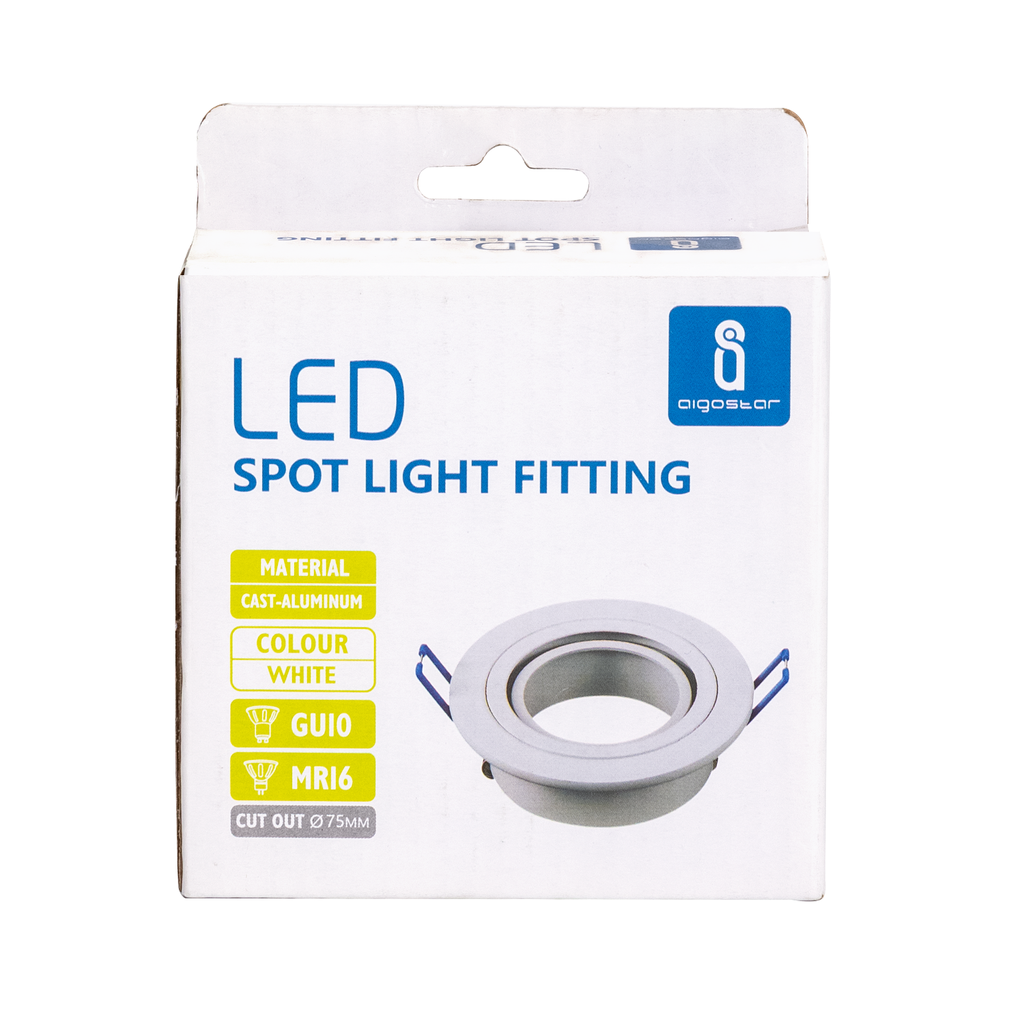 Spot Fitting TS53 chroom Φ65mm (2 stuks)