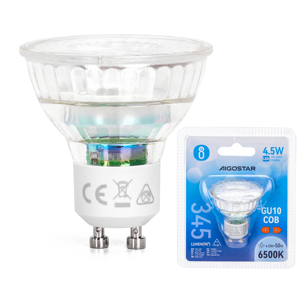 Led GU10 COB 4,5W 345LM 3000-6500K