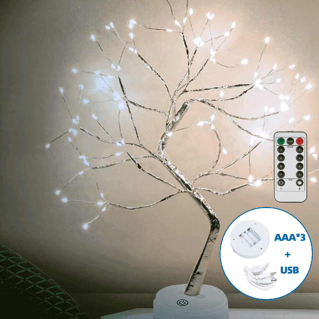 Boomlampje 0,45m met 3AAA-batterij 3000K 6500K  IP20