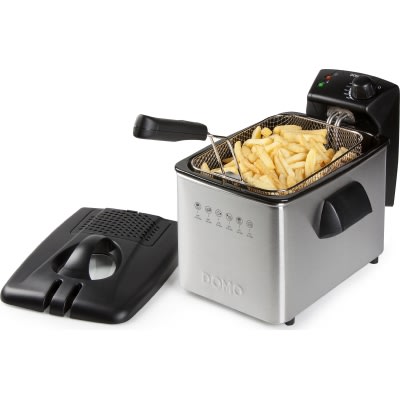 DOMO Friteuse 4L rvs