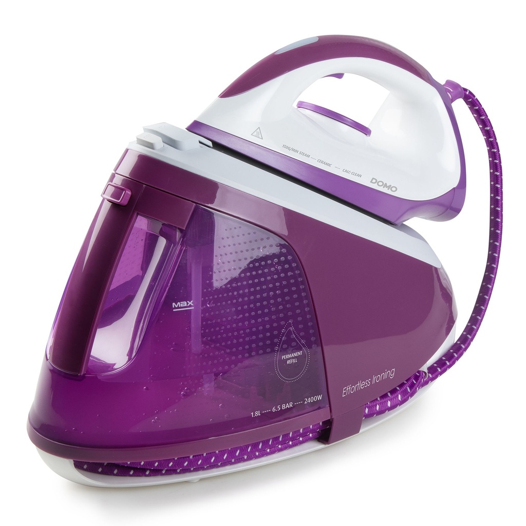 DOMO Stoomcentrale 6,5 bar digitaal blauw