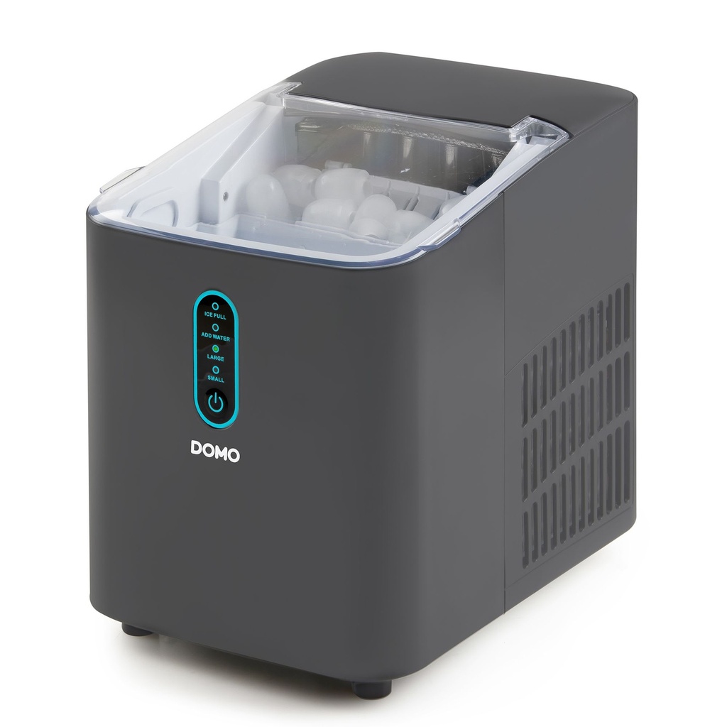 DOMO IJsblokjesmachine titanium grijs 1L