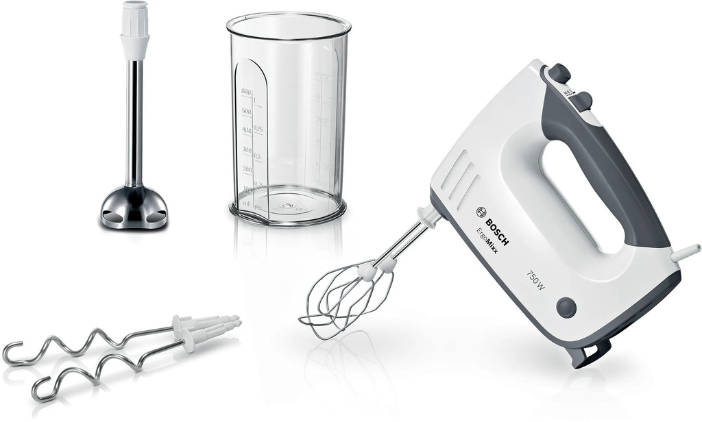 BOSCH Handmixer ErgoMixx 750W wit-grijs