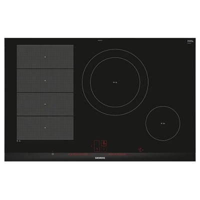 Siemens Huishoud Inductiekookplaat 80cm flex inox facet
