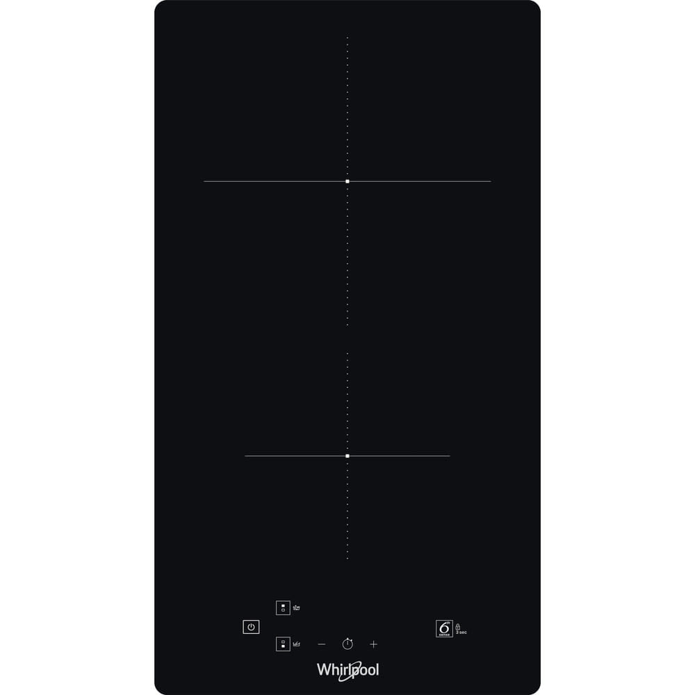 WHIRLPOOL Inductiekookplaat 2 zones 30cm geen rand
