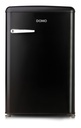 DOMO Retro tafelkoelkast mat zwart 120L D