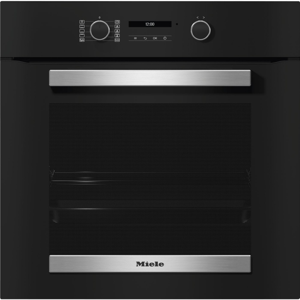 MIELE Oven 76L obsidiaanzwart/cleansteel